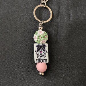 Handmade Border Collie Keychain